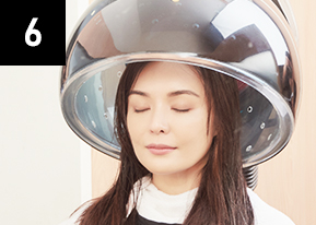 用臭氧辐射照来让头皮回復清爽，并使秀发更强健。